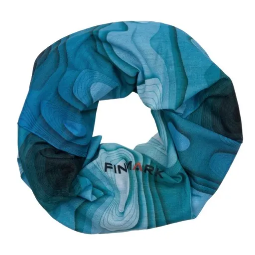 Finmark FS-323 Multifunkční šátek, modrá, velikost UNI