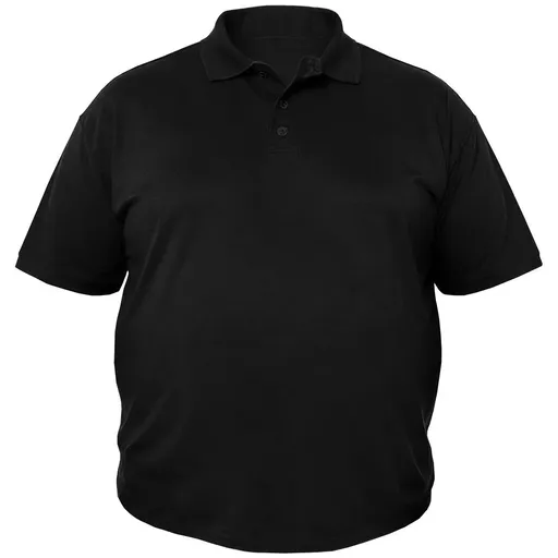Miners Mate supersize Nadměrné polo tričko Unisex - Černá | 8XL