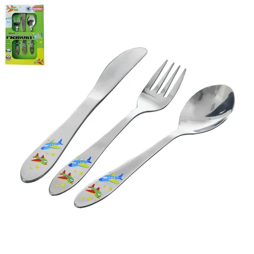 Příbor nerez dětský 3 ks pro kluky Boy - ORION