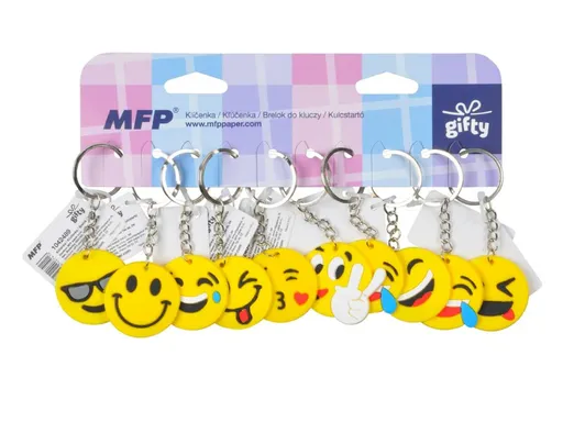 Gifty - Klíčenka - smajlíci mix
