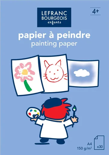 LEFRANC BOURGEOIS Sada 30 papírů na malování pro děti A4 Lefranc Bourgeois
