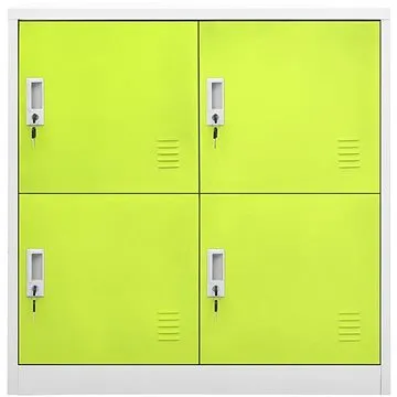 Uzamykatelná skříň světle šedá a zelená 336435 (336435)