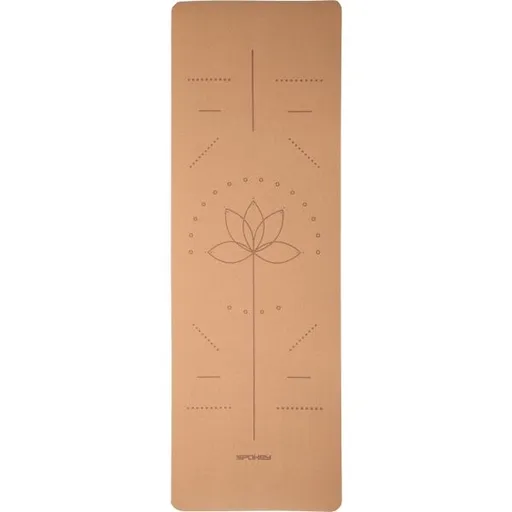 Spokey SAVASANA LOTOS Podložka na jógu, hnědá, velikost