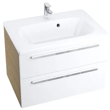 RAVAK Koupelnová skříňka pod umyvadlo SD 600 Chrome II capuccino/bílá (X000000919)