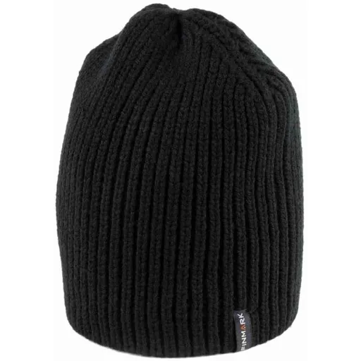 Finmark WINTER HAT Zimní pletená čepice, černá, velikost UNI