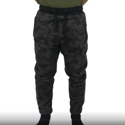 Mikbaits Rybářské Tepláky Black Camou Jogger Sherpa,Mikbaits Rybářské Tepláky Black Camou Jogger Sherpa