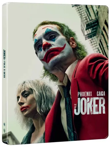 Joker 2: Folie a Deux (4K UHD + BLU-RAY) 2 disky - STEELBOOK - motiv Skyline