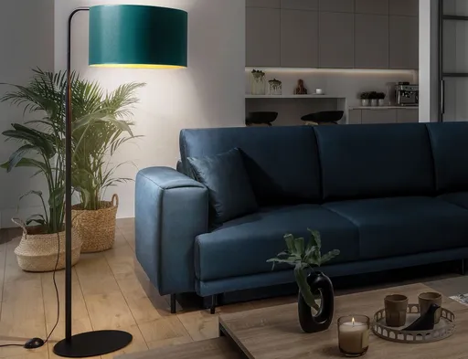 Vespillo 40x70x151cm stojací 1B zelený/zlatý