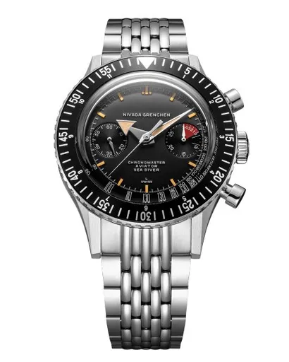 Nivada Grenchen Chronomaster Broad Arrow 41mm - Beads of Rice