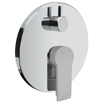 Mereo Sprchová podomítková baterie s trojcestným přepínačem, Dita, Mbox, kulatý kryt, chrom