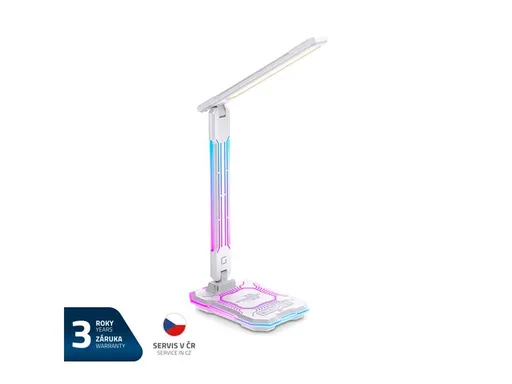 Lampa stolní GETI GTL106W s RGB podsvícením