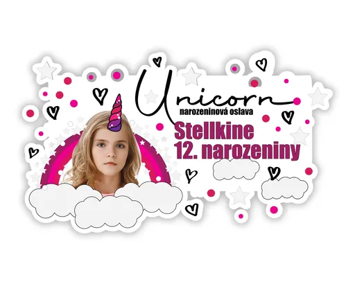 Personal Personalizovaná podložka pod tanier -  Jednorožec