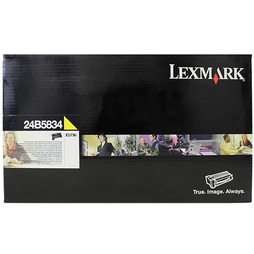 LEXMARK 24B5834 - originální toner, žlutý, 18000 stran