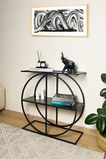 Příborník Cloudy - Black, Fume