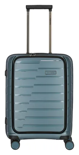 Palubní kufr na notebook Travelite Air Base 4w S Front pocket Ice blue