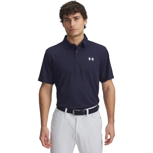 Under Armour T2G POLO Pánské polo triko, tmavě modrá, velikost M