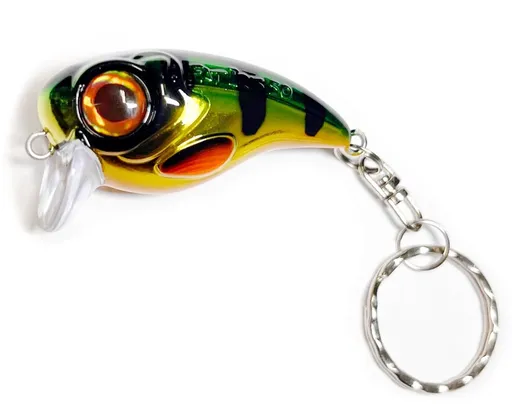Spro klíčenka key ring fat iris 50 chrome perch