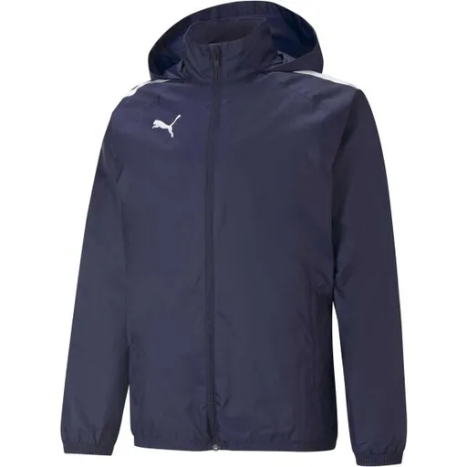 Puma TEAMLIGA ALL WEATHER JACKET Pánské bunda, tmavě modrá, velikost XXL
