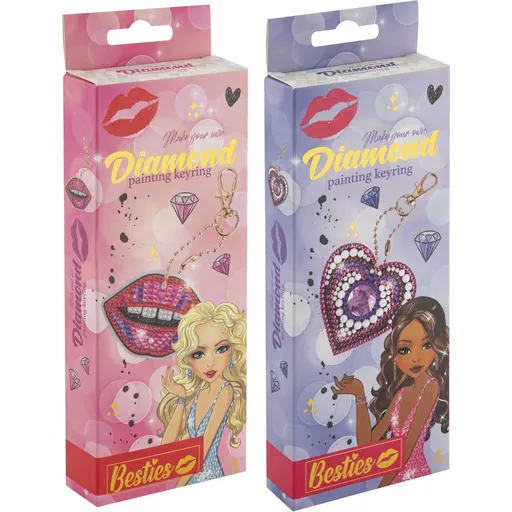 Udělej si svoji klíčenku pomocí kamínků Diamond Besties
