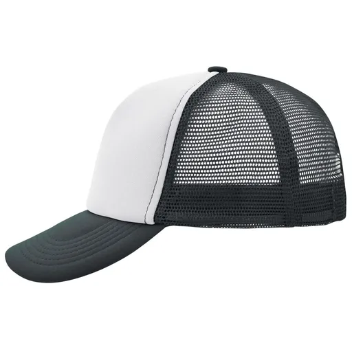 Myrtle Beach (Daiber) 5 panelová kšiltovka MB070 - Bílá / grafitová | uni