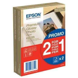 Epson Premium Glossy Photo Paper S042167 C13S042167, 255 g/m2, 10x15cm, 80ks, lesklý, bílý, foto papír