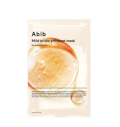 Abib Rozjasňující plátýnková maska Glutathiosome Fit (Mild Acidic pH Sheet Mask) 30 ml