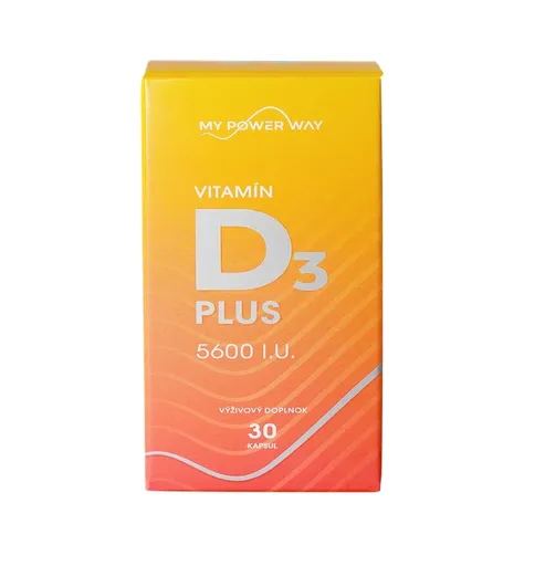 MY POWER WAY Vitamín D3 PLUS 30 kapslí