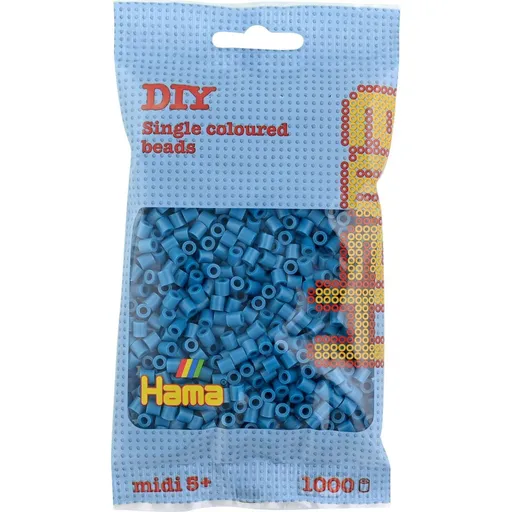 Hama Midi Korálky tmavě tyrkysová 1000 ks
