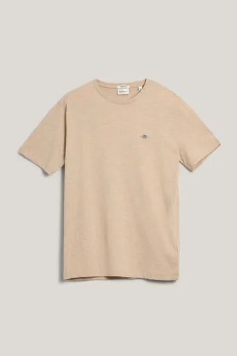 TRIČKO GANT REG SHIELD SS T-SHIRT KHAKI MEL