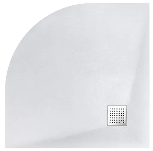 BESCO Čtvrtkruhová sprchová vanička VEXO bílá VANKVEX90CTVRTW