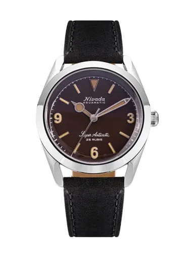 Nivada Grenchen Super Antarctic 3.6.9 Tropical - Black Leather