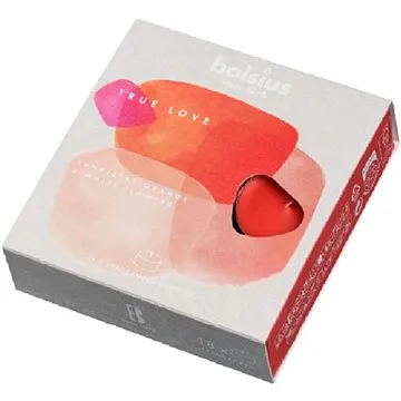 BOLSIUS True Love pomeranč a bílé květy 18 ks (8717847148599)