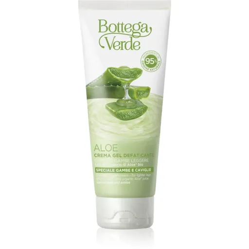 Bottega Verde Aloe Vera hydratační a zklidňující gel krém na unavené nohy 100 ml