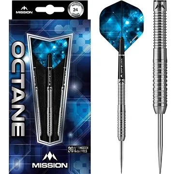 Šipky Mission steel Octane M3 24g, 80% wolfram (17989)