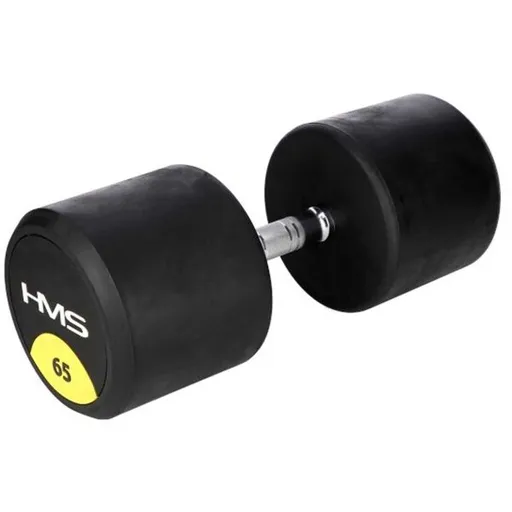 HMS HG PRO 65 KG Jednoruční činka, černá, velikost 65 KG