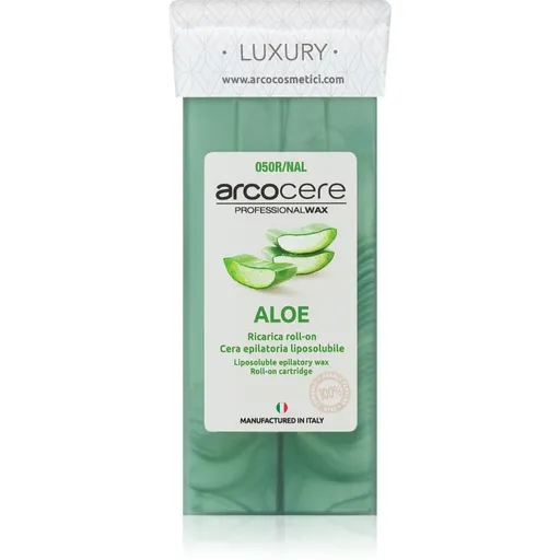 Arcocere Professional Wax Aloe epilační vosk roll-on náhradní náplň 100 ml