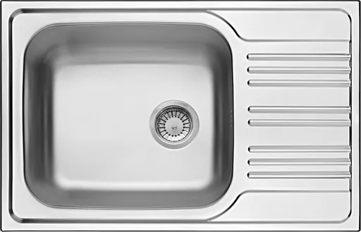 DEANTE Xylo nerez dekor Nerezový dřez, 1 bowl s odkapávačem ZEX_311B