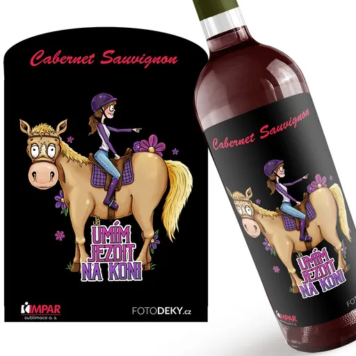 Víno Umím jezdit na koni (Druh Vína: Červené víno)