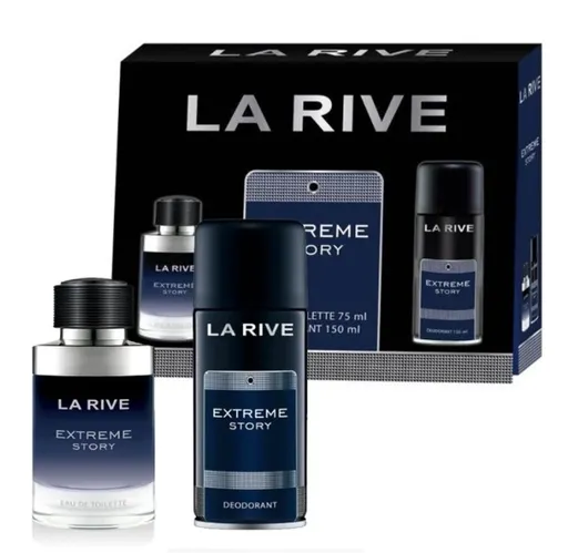 La Rive Extreme Story - EDT 75 ml + deodorant ve spreji 150 ml