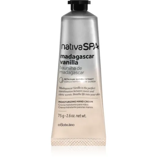 oBoticário Nativa SPA Madagascar Vanilla krém na ruce 75 g