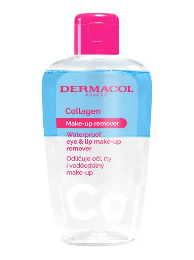 Dermacol Dvoufázový odličovač voděodolného make-upu Collagen (Waterproof Eye & Lip Make-up Remover) 150 ml