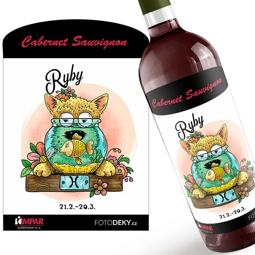 Víno Psí znamení – ryby (Druh Vína: Červené víno)