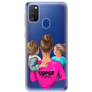 iSaprio Super Mama - Boy and Girl pro Samsung Galaxy M21 (smboygirl-TPU3_M21)