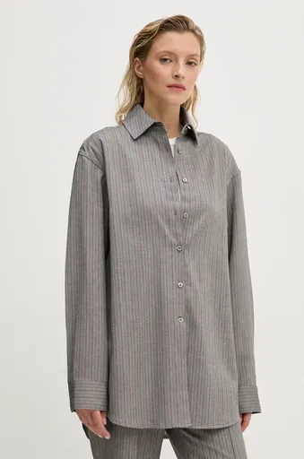 Košile Remain Herringbone Overshirt