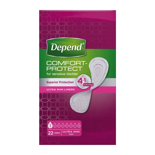 Depend Ultra Mini inkontinenční vložky 22 ks