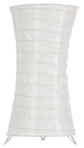 Papírová stojací lampa bílá noc 60W E27 Tai