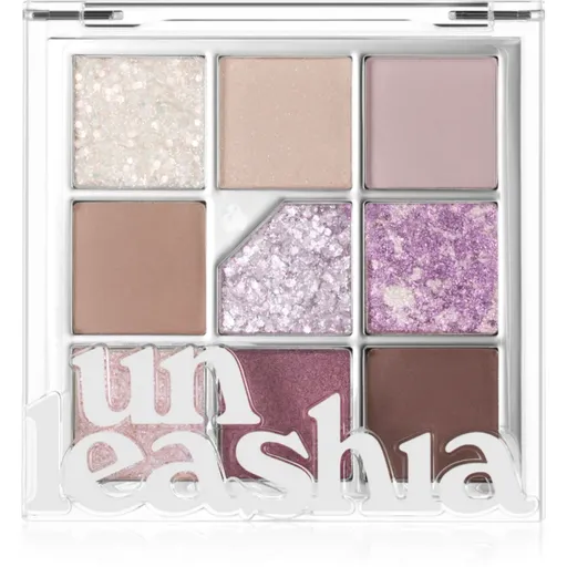 Unleashia Glitterpedia Eye Palette paletka očních stínů odstín No.4 All of Lavender Fog 6.2 g
