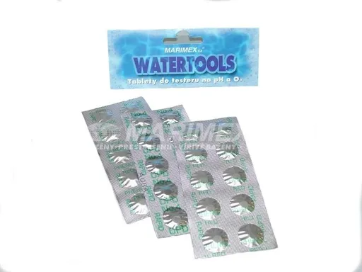 Tablety do testeru na meranie O2