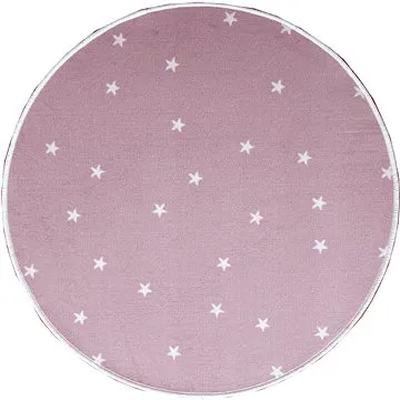 Dětský koberec Hvězdička růžová kruh (VOPI591nad)
