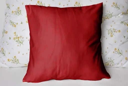 Polášek Jednobarevný povlak na polštář Jersey - Vínová | 40 x 40 cm